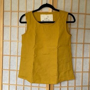 NEW notPERFECTLINEN VIENNA top in Honey | XS